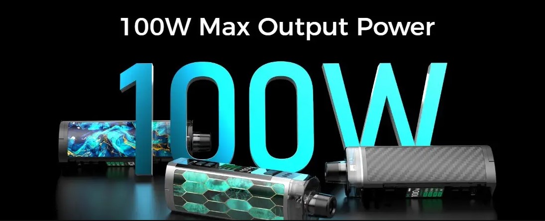 Công suất Pod Oxva Velocity công suất lên đến 100W