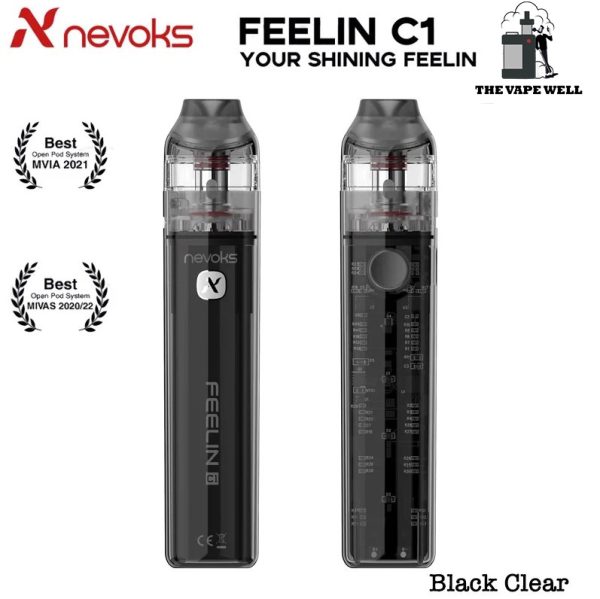 Feelin C1 Pod Kit 30W by Nevoks Black Clear