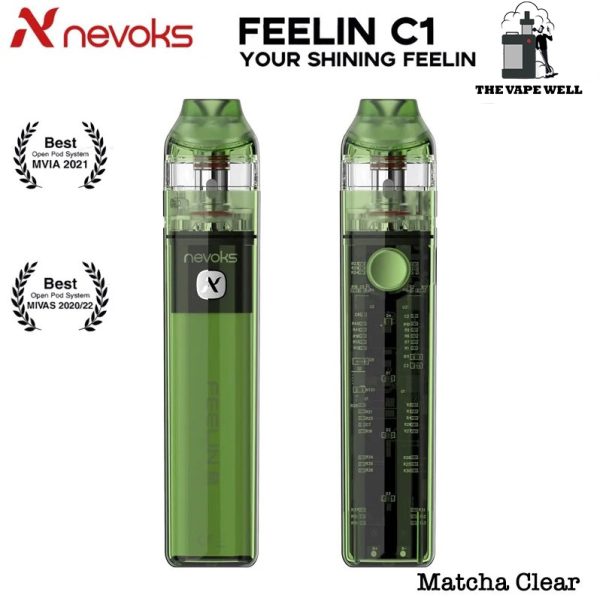 Feelin C1 Pod Kit 30W by Nevoks Matcha Clear