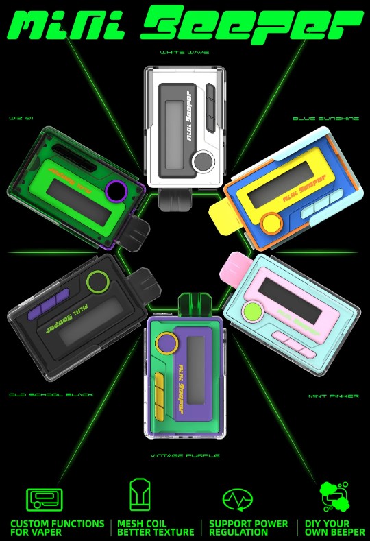 Pod system Kit Mini Beeper với đa dạng các màu sắc tha hồ cho bạn lựa chọn