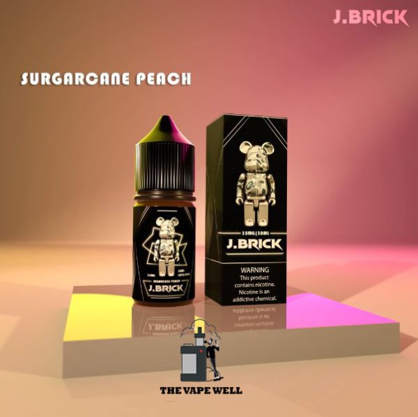 J.Brick - SUGARCANE PEACH ( Nước Mía Đào Lạnh ) - Salt Nicotine