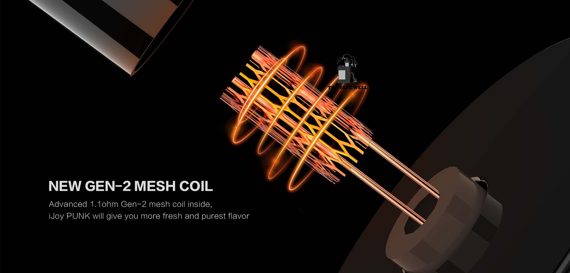 Pod ijoy Punk 4500 hơi sử dụng new gen-2 mesh coil