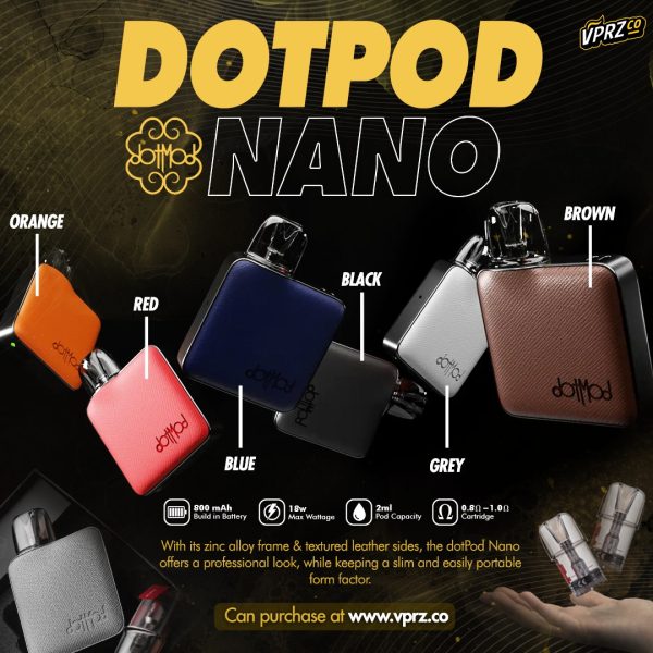 DotPod Nano với 6 màu sắc trầm đến cá tính dễ dàng lựa chọn