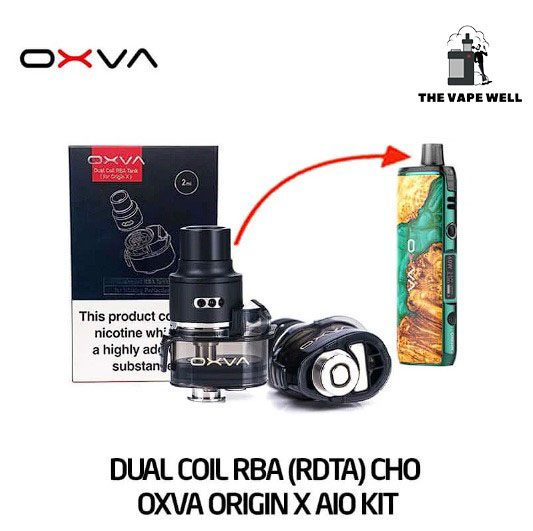 Dual Coil RBA (RDTA) Cho Oxva Origin X AIO Kit - Chính hãng