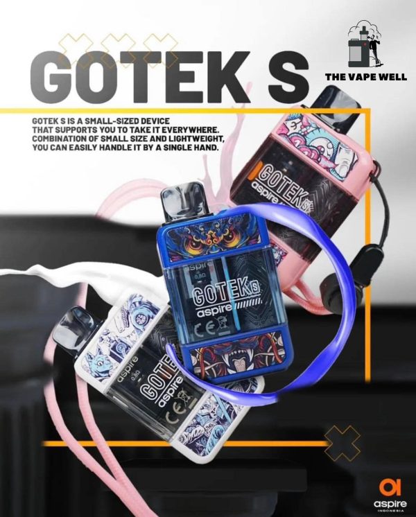 Pod Gotek S by Aspire Nhỏ gọn giá rẻ đáng dùng nhất hiện nay