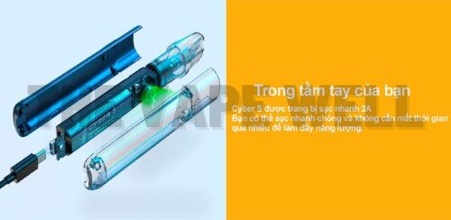 Aspire Cyber S pod kit Được Trang Bị Sạc Nhanh 2A